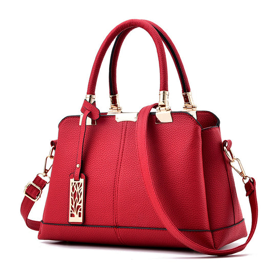 The Enchanting Elegance - Premium PU Leather Handbag with Adjustable Strap