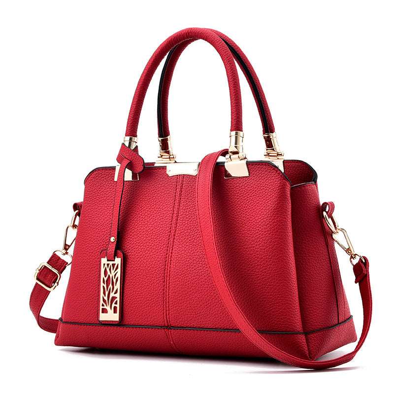 The Enchanting Elegance - Premium PU Leather Handbag with Adjustable Strap