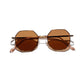 Geometric Octagon Sunglasses - Retro Chic & Trendy