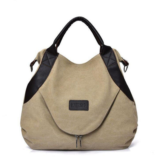 Vintage Canvas Tote Bag: Spacious & Stylish