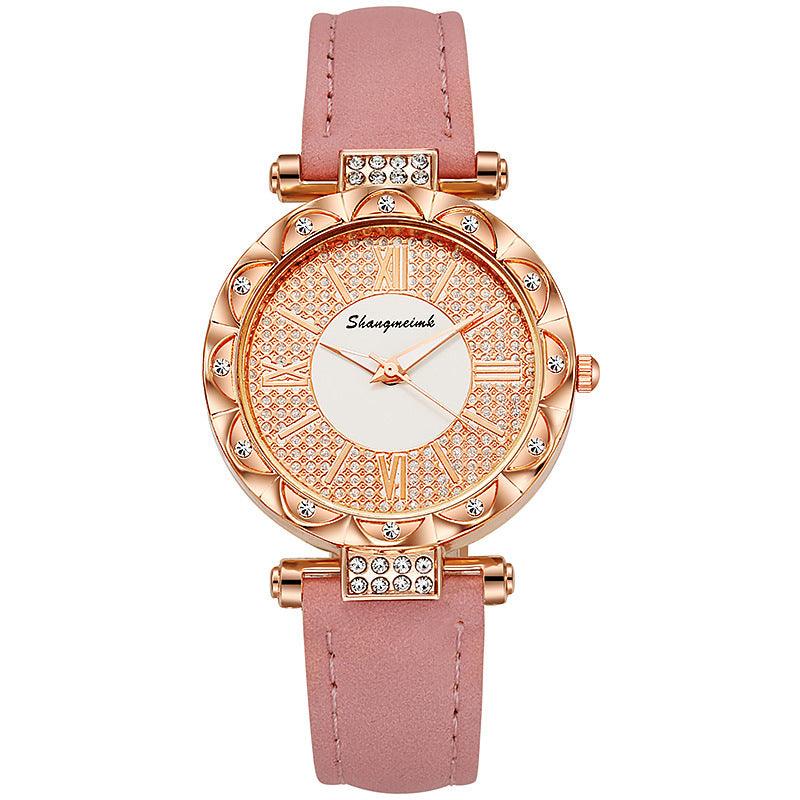 Diamond-encrusted Starry Belt Women's Quartz Watch - RAMODO JEWELRY