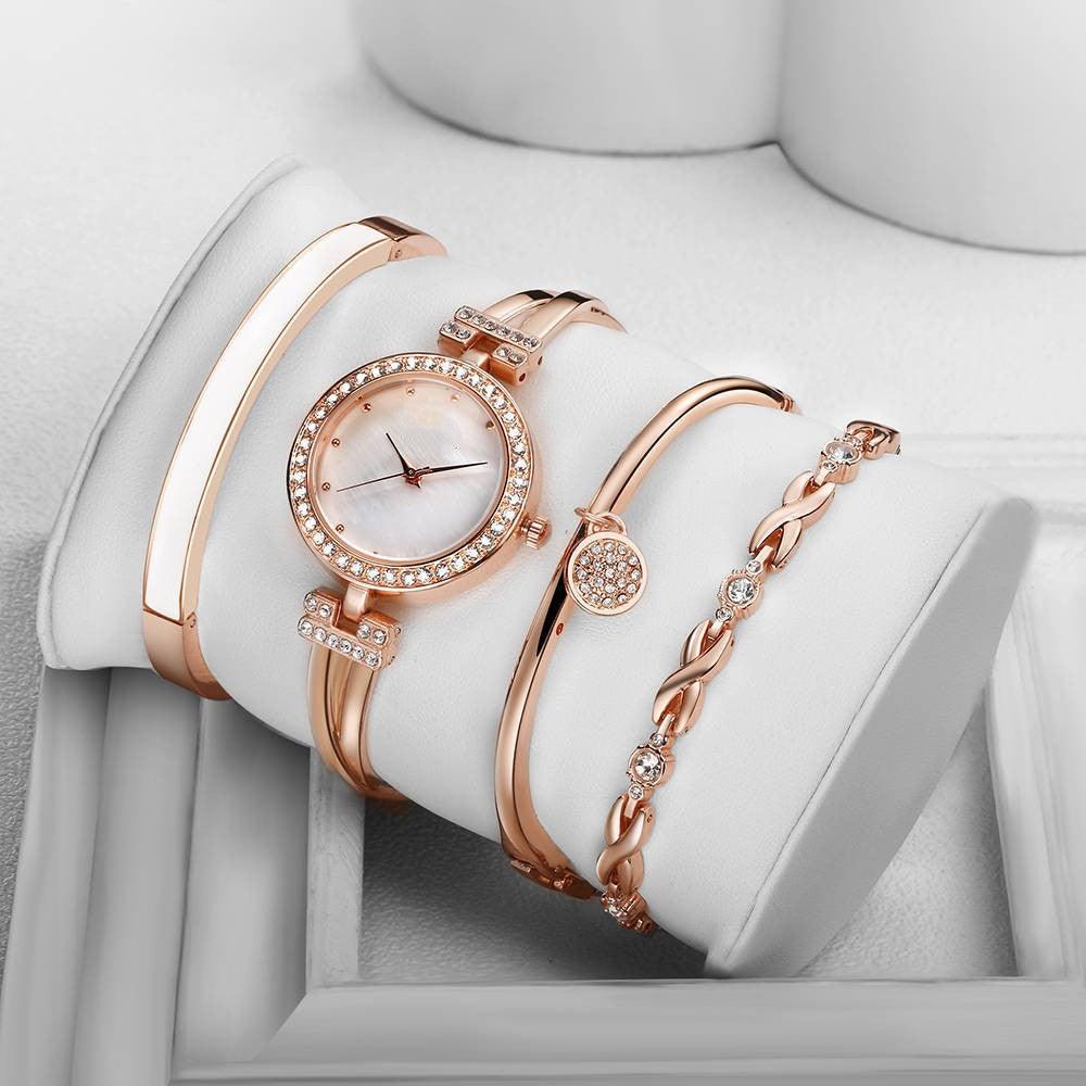 Women's Fashion Quartz Watch Set - RAMODO JEWELRY