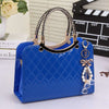 The Diamond Dazzle - Quilted Handbag with Pearl Charm