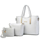 The Versatile Trio - 3-Piece PU Leather Handbag Set