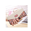 The Blooming Bloom Wallet - Floral PU Leather Clutch with Zipper Closure