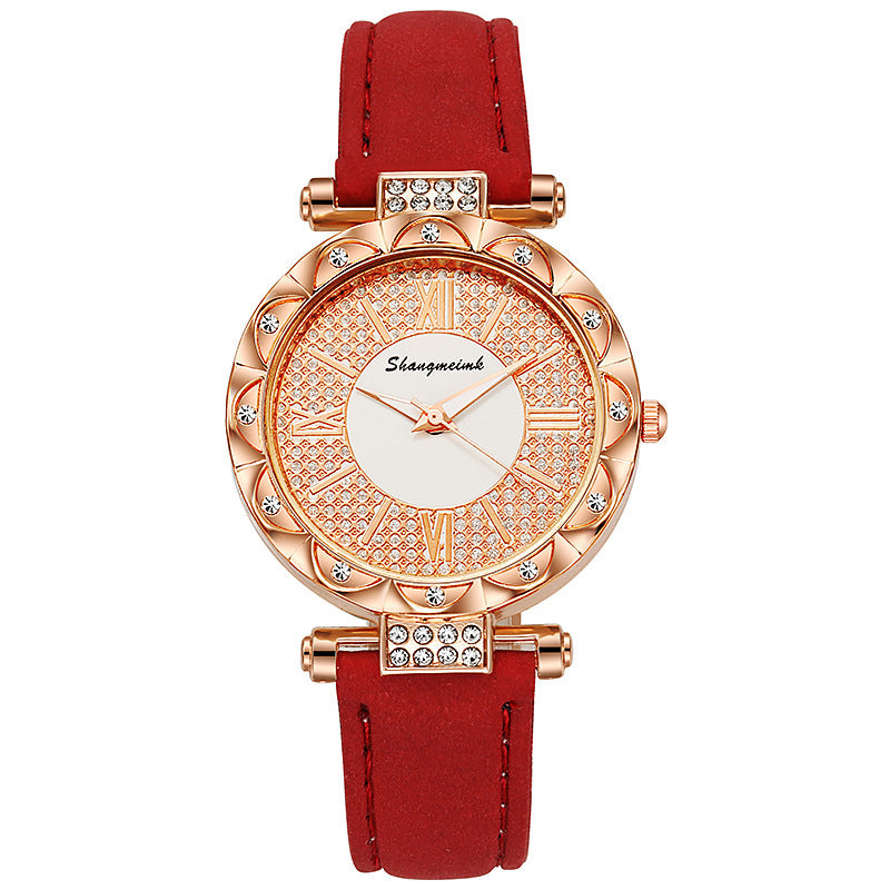 Diamond-encrusted Starry Belt Women's Quartz Watch - RAMODO JEWELRY