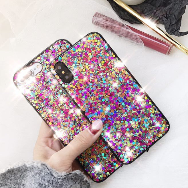 RAMODO Glitter Sequin Shimmer iPhone Case