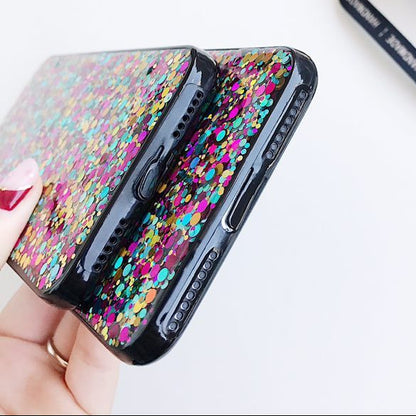 RAMODO Glitter Sequin Shimmer iPhone Case