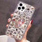 RAMODO Timeless Love Full Diamond Acrylic iPhone Case