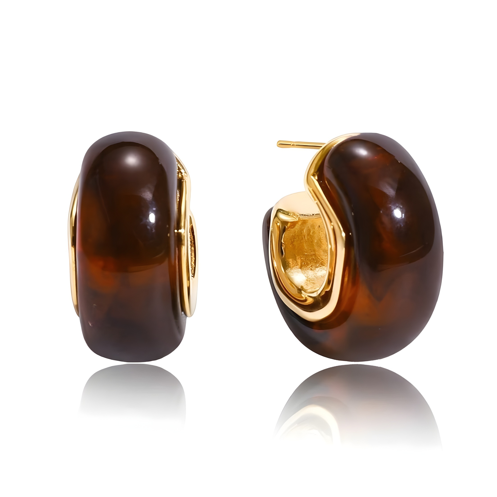 AMBER AURA: Irregular Amber & Steel Jewelry Collection | RAMODO JEWELRY