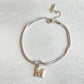 Personalized Initial Knotted Bracelet - Gold/Silver - Dainty & Elegant