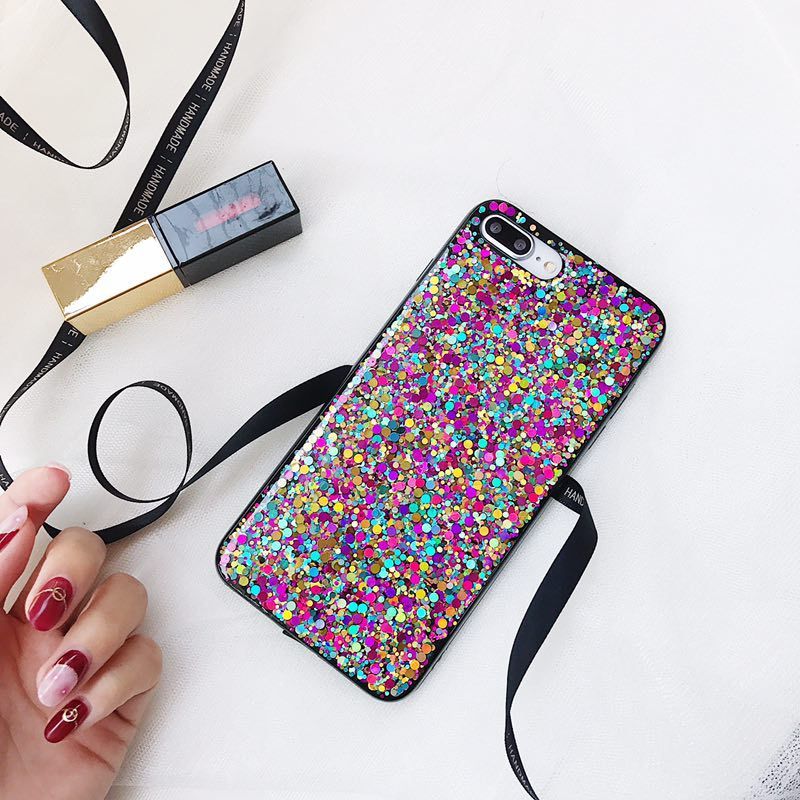 RAMODO Glitter Sequin Shimmer iPhone Case