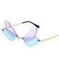 Butterfly Wing Sunglasses - Whimsical & Trendy