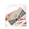 The Blooming Bloom Wallet - Floral PU Leather Clutch with Zipper Closure