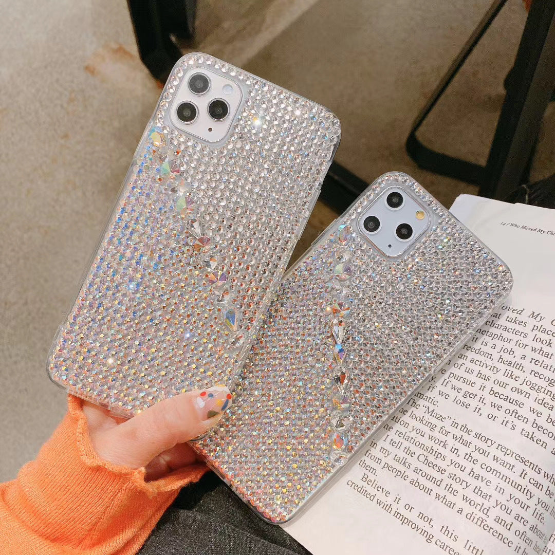 RAMODO Full Diamond Rhinestone Plating iPhone Case