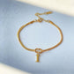 Personalized Initial Knotted Bracelet - Gold/Silver - Dainty & Elegant