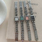 RAMODO JEWELRY: CHRONOLINK - Minimalist Square Dial Chain Link Watch