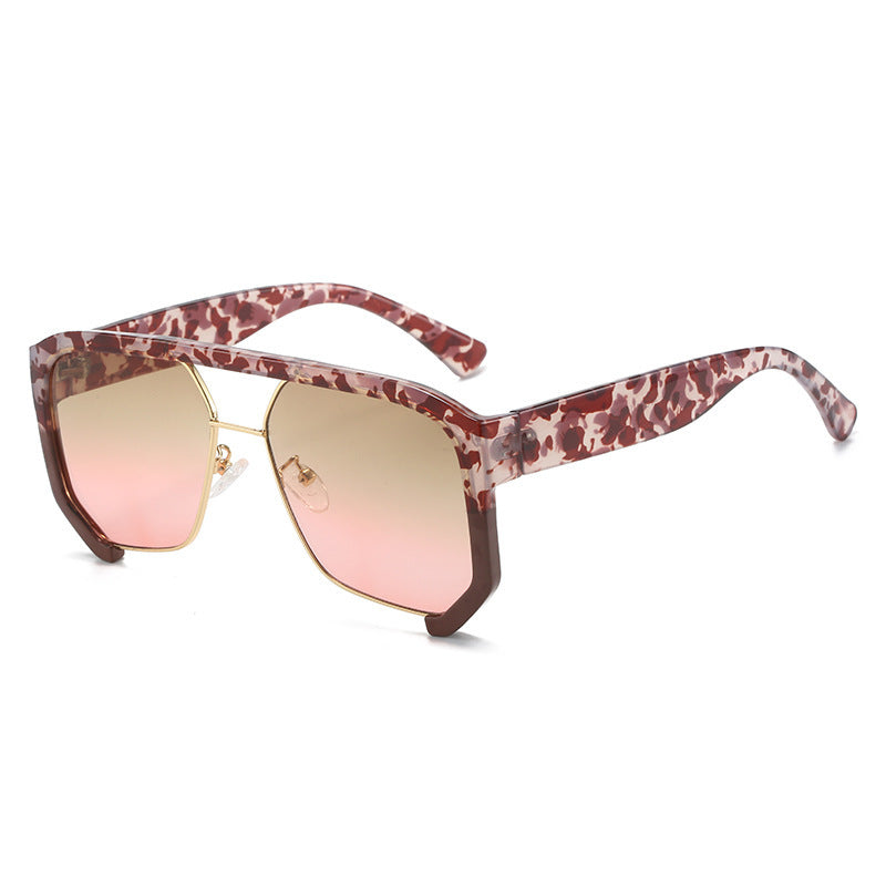 Bold Oversized Square Sunglasses - Retro Chic