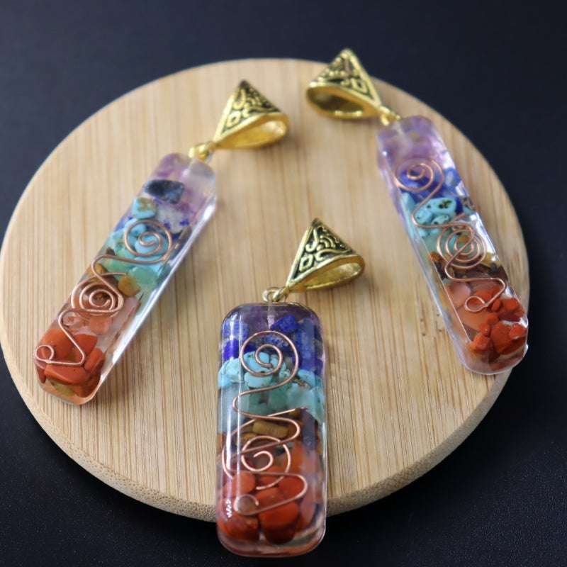 HarmonicAura Orgone Chakra Healing Pendant