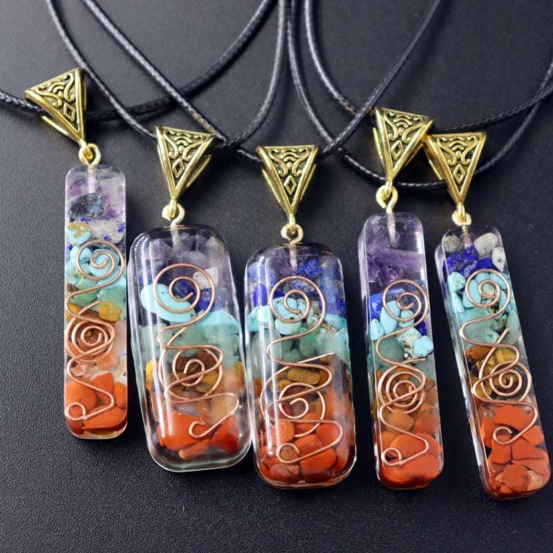 HarmonicAura Orgone Chakra Healing Pendant