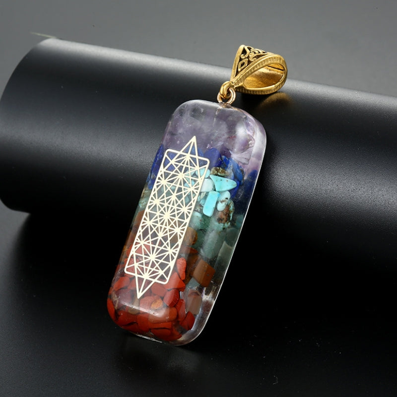 HarmonicAura Orgone Chakra Healing Pendant