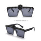 Glam Diamond Square Sunglasses - Statement Piece