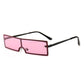 Retro Square Sunglasses - Trendy Rectangular Shades for Men & Women