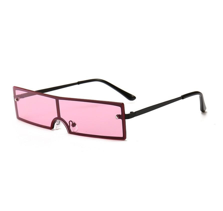 Retro Square Sunglasses - Trendy Rectangular Shades for Men & Women