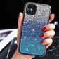 RAMODO Gradient Edge Starry Sky Rhinestone iPhone Case