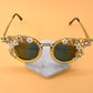 Enchanted Floral Sunglasses - Vintage Glamour