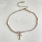 Personalized Initial Knotted Bracelet - Gold/Silver - Dainty & Elegant