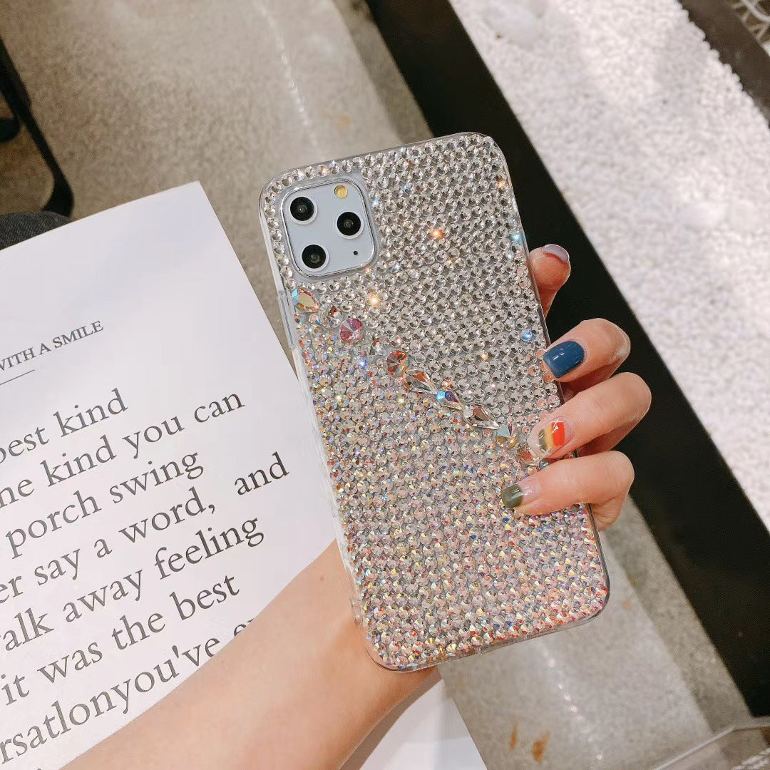 RAMODO Full Diamond Rhinestone Plating iPhone Case