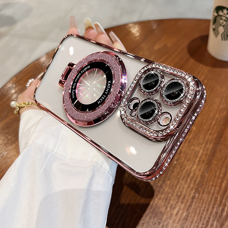 RAMODO Luxury Plating Diamond Gradient Phone Case