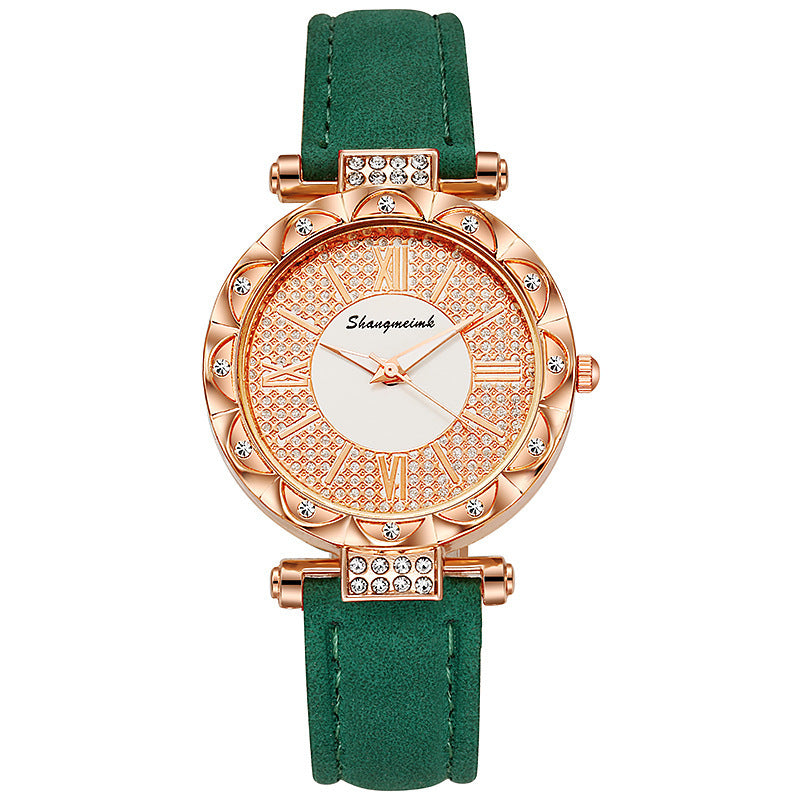 Diamond-encrusted Starry Belt Women's Quartz Watch - RAMODO JEWELRY