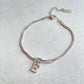 Personalized Initial Knotted Bracelet - Gold/Silver - Dainty & Elegant