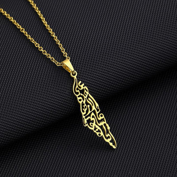 PALESTINE GEO NECKLACE