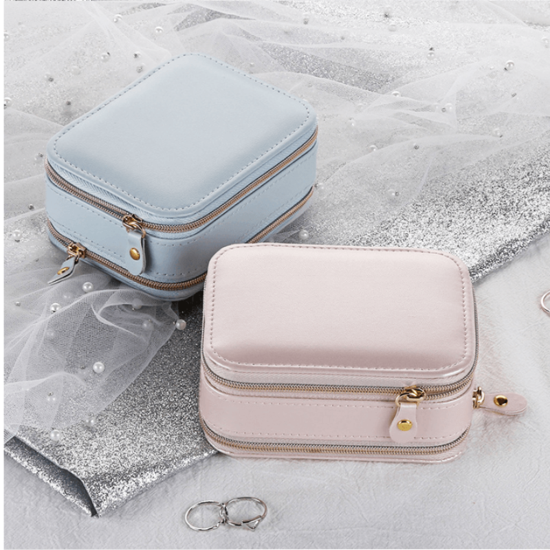 ADORNA Dual-Layer Travel Jewelry Organizer with Mirror | RAMODO JEWELRY