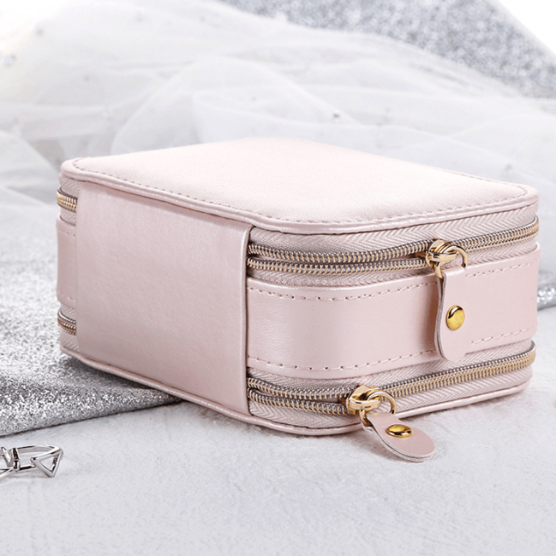 ADORNA Dual-Layer Travel Jewelry Organizer with Mirror | RAMODO JEWELRY