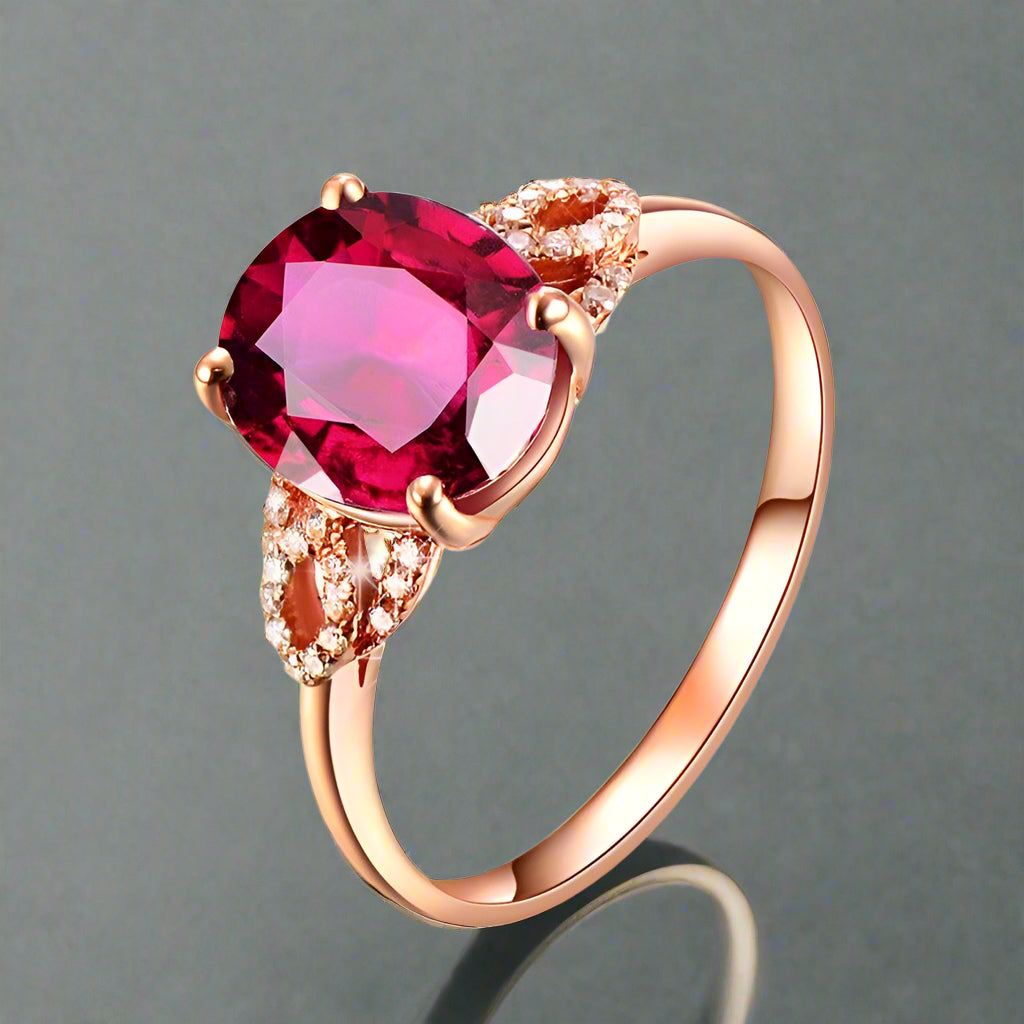 ALWAYS MINE Heart Rose Ring Box | RAMODO JEWELRY