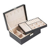 BLING BURROW Double-Layer Jewelry Box Black