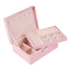 BLING BURROW Double-Layer Jewelry Box Pink