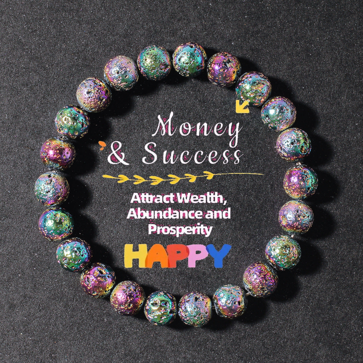 COSMIC LAVA volcanic stone bracelet