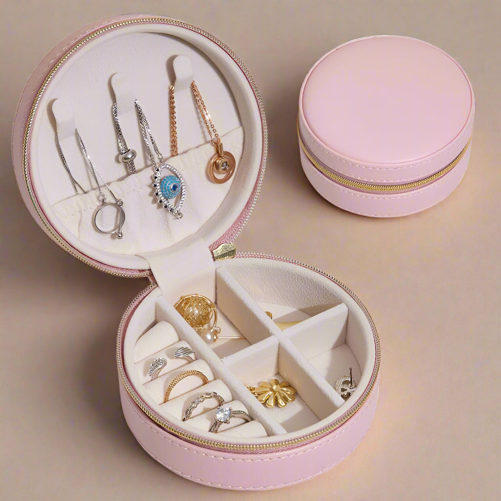 DAISY DELIGHT Portable Travel Jewelry Box