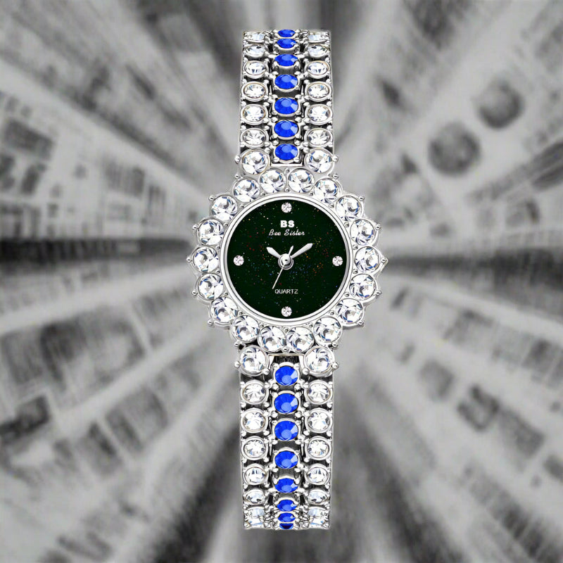 DIAMOND DIVA Multicolor Crystal Watch Set