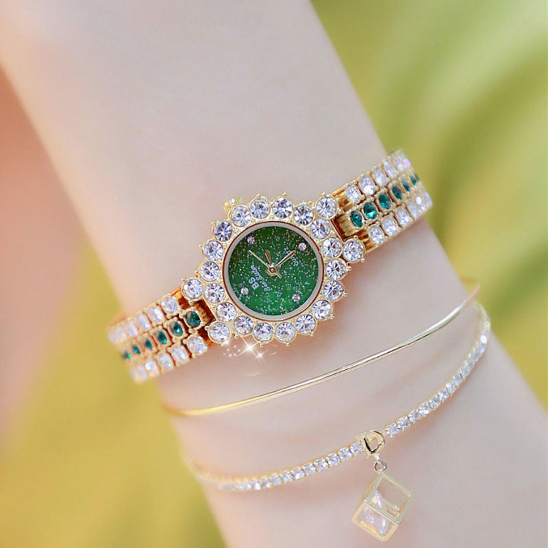 DIAMOND DIVA Multicolor Crystal Watch Set 