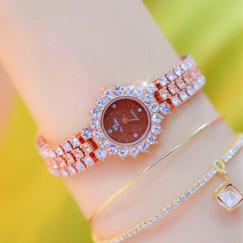 DIAMOND DIVA Multicolor Crystal Watch Set 