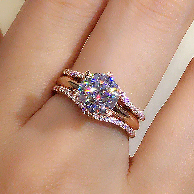ETERNAL PROMISE: Two-in-One Moissanite Ring | RAMODO JEWELRY