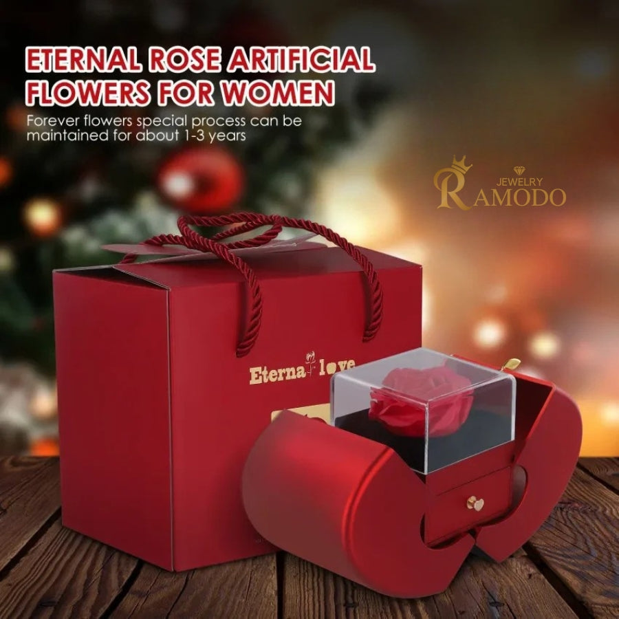 ETERNAL SENTIMENTS Eternal Rose Gift Box | RAMODO JEWELRY