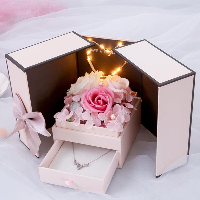 FIREFLY LOVE Light-Up Double-Door Gift Box  RAMODO JEWELRY