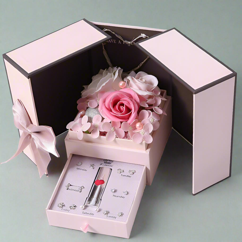 FIREFLY LOVE Light-Up Double-Door Gift Box  RAMODO JEWELRY